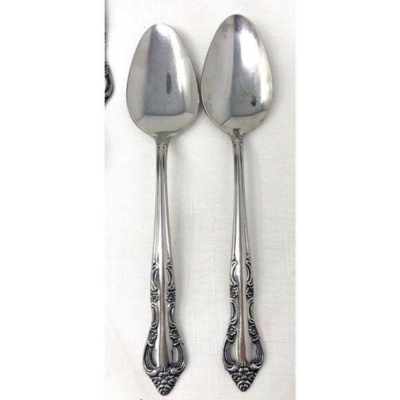 18 Pcs United Silver Co Acadia Stainless Flatware Replacement Forks Spoons Knive - Picture 2 of 9